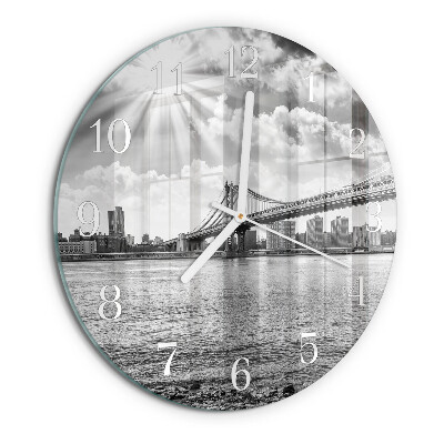 Ronde glazen klok Brug