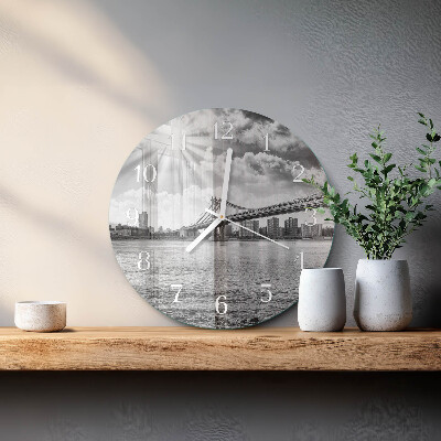 Ronde glazen klok Brug