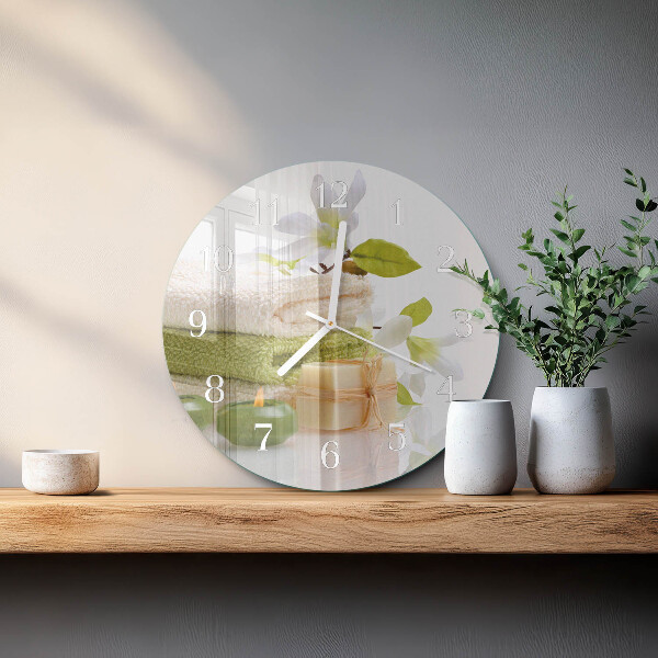 Ronde glazen klok Spa zeep
