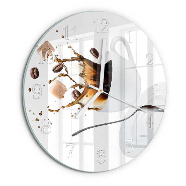 Ronde glazen klok Beker