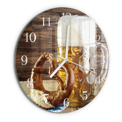 Ronde glazen klok Bierpretzel