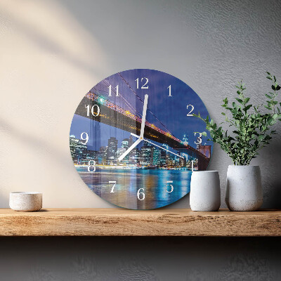 Ronde glazen klok Brug