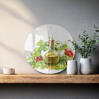 Ronde glazen klok Basilicumolie