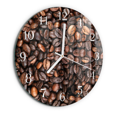 Ronde glazen klok Koffiebonen
