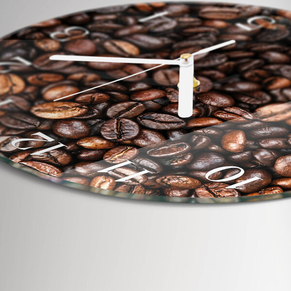 Ronde glazen klok Koffiebonen