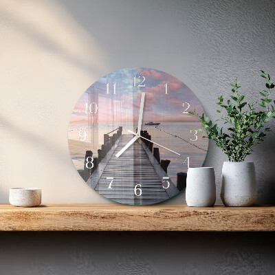 Ronde glazen klok Brug