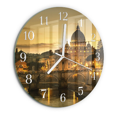 Ronde glazen klok Basiliek