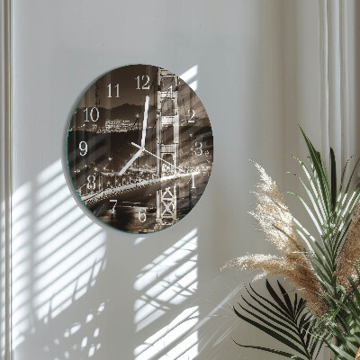 Ronde glazen klok Brug