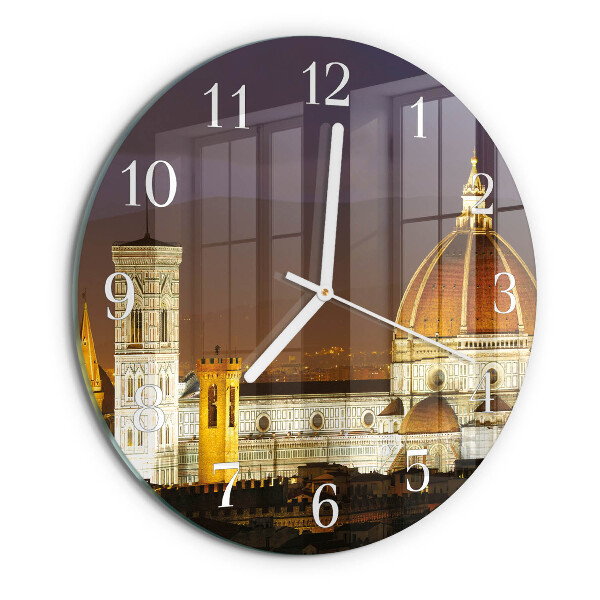 Ronde glazen klok Basiliek