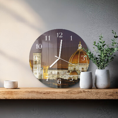 Ronde glazen klok Basiliek