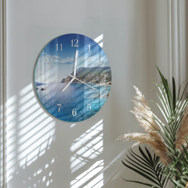 Ronde glazen klok Baai