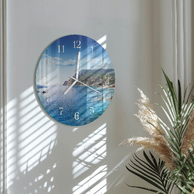 Ronde glazen klok Baai