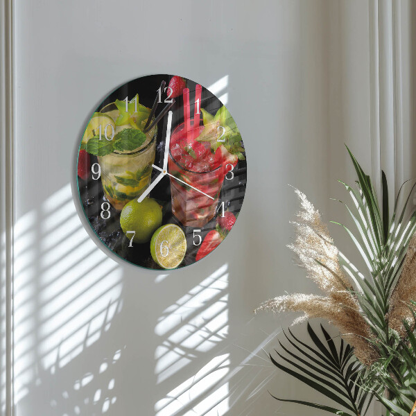 Ronde glazen klok Cocktail