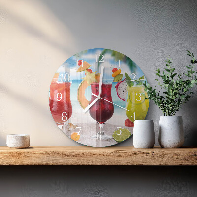 Ronde glazen klok Cocktail