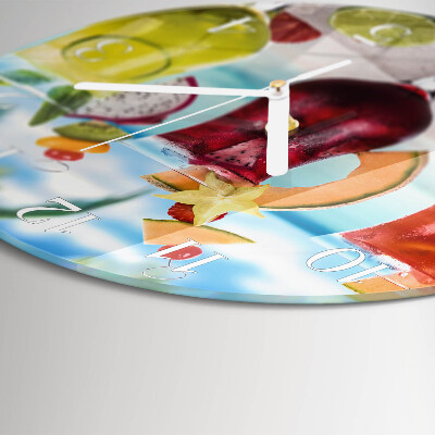 Ronde glazen klok Cocktail
