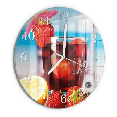 Ronde glazen klok Drankje