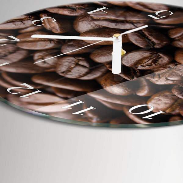 Ronde glazen klok Koffiebonen