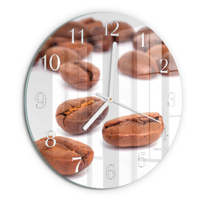 Ronde glazen klok Koffiebonen