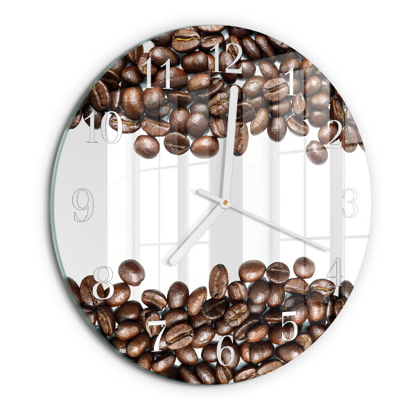 Ronde glazen klok Koffiebonen
