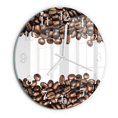 Ronde glazen klok Koffiebonen
