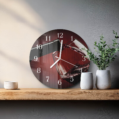 Ronde glazen klok Wijnglas