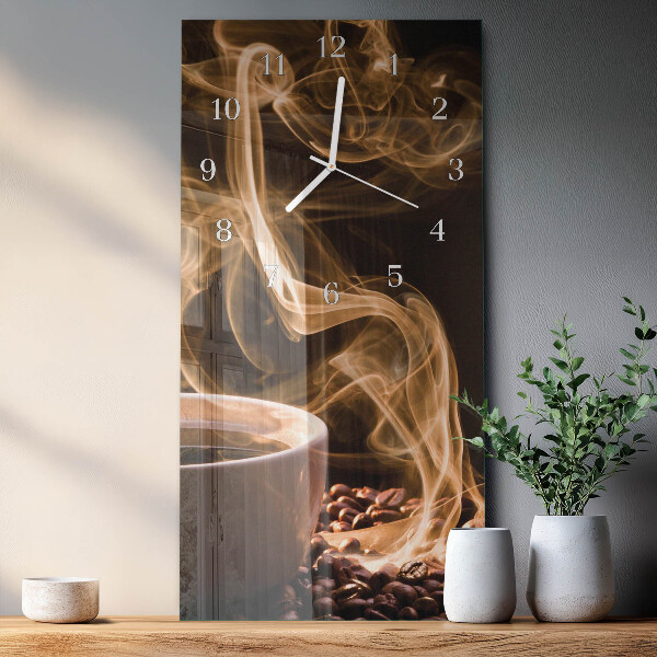 Glazen klok rechthoekige Kopje koffie