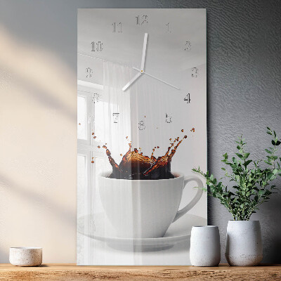 Glazen klok rechthoekige Koffie