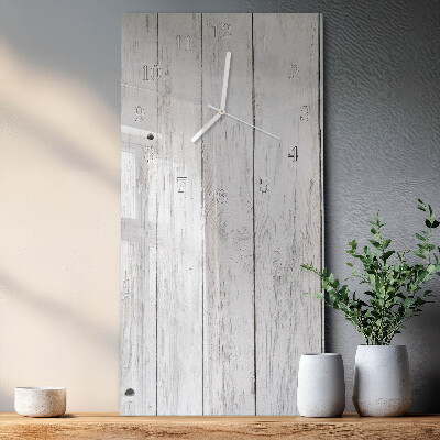 Glazen klok rechthoekige Hout