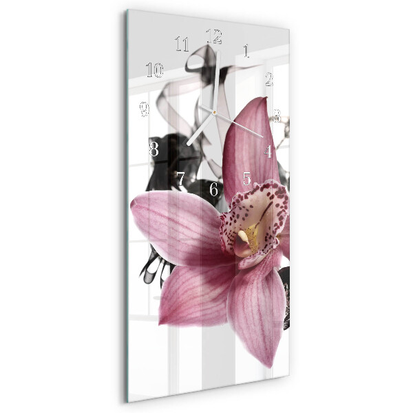 Glazen klok rechthoekige Orchidee
