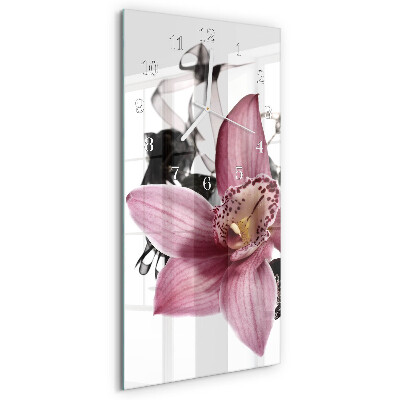 Glazen klok rechthoekige Orchidee