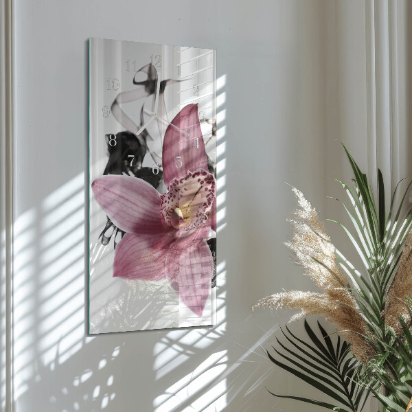 Glazen klok rechthoekige Orchidee