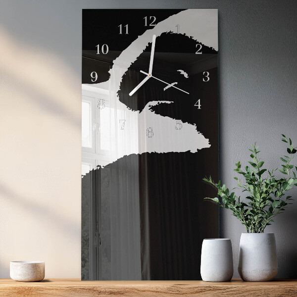 Glazen klok rechthoekige Abstractie