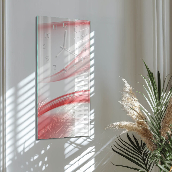 Glazen klok rechthoekige Abstracte kunst