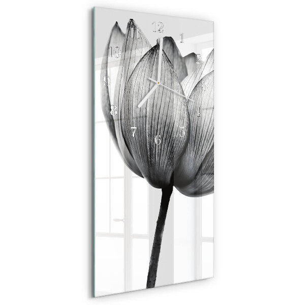 Glazen klok rechthoekige Tulp