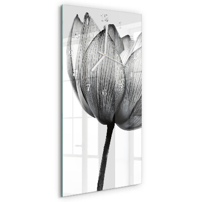 Glazen klok rechthoekige Tulp