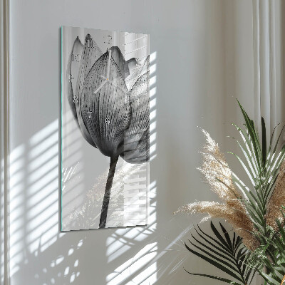 Glazen klok rechthoekige Tulp