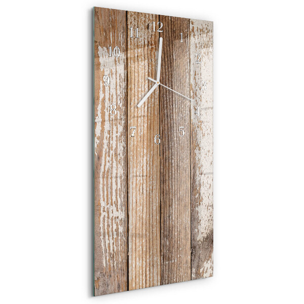 Glazen klok rechthoekige Hout