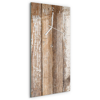 Glazen klok rechthoekige Hout
