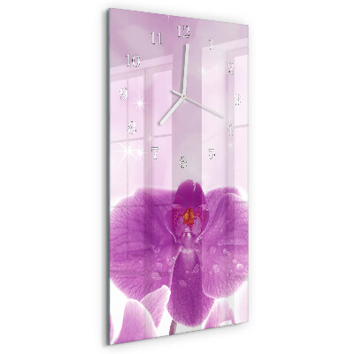 Glazen klok rechthoekige Orchidee
