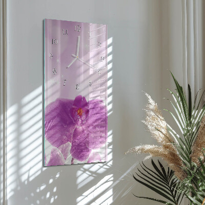 Glazen klok rechthoekige Orchidee
