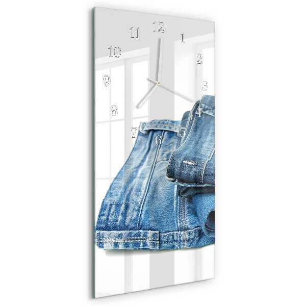 Glazen klok rechthoekige Jeans