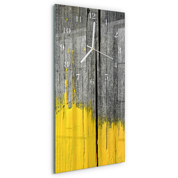 Glazen klok rechthoekige Houten plank