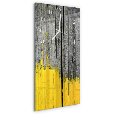 Glazen klok rechthoekige Houten plank