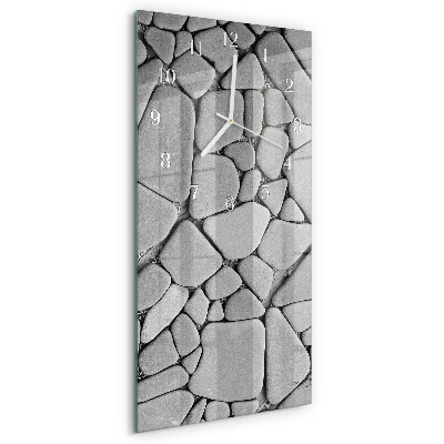 Glazen klok rechthoekige Stenen