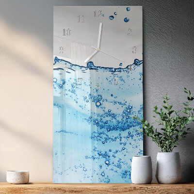 Glazen klok rechthoekige Water