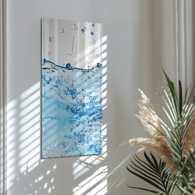 Glazen klok rechthoekige Water