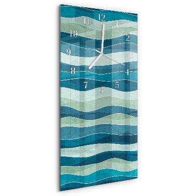 Glazen klok rechthoekige Golven