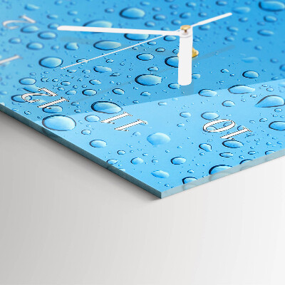 Glazen klok rechthoekige Druppel water