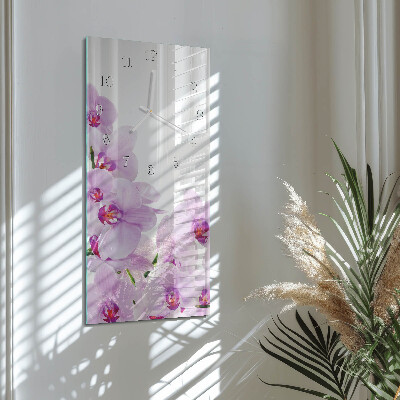 Glazen klok rechthoekige Orchideeën