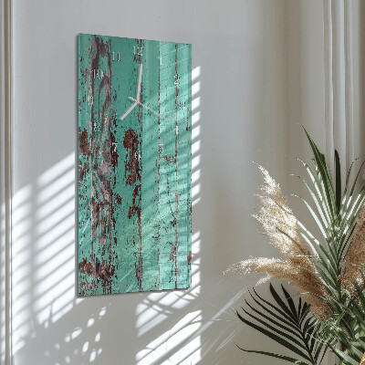 Glazen klok rechthoekige Houten muur